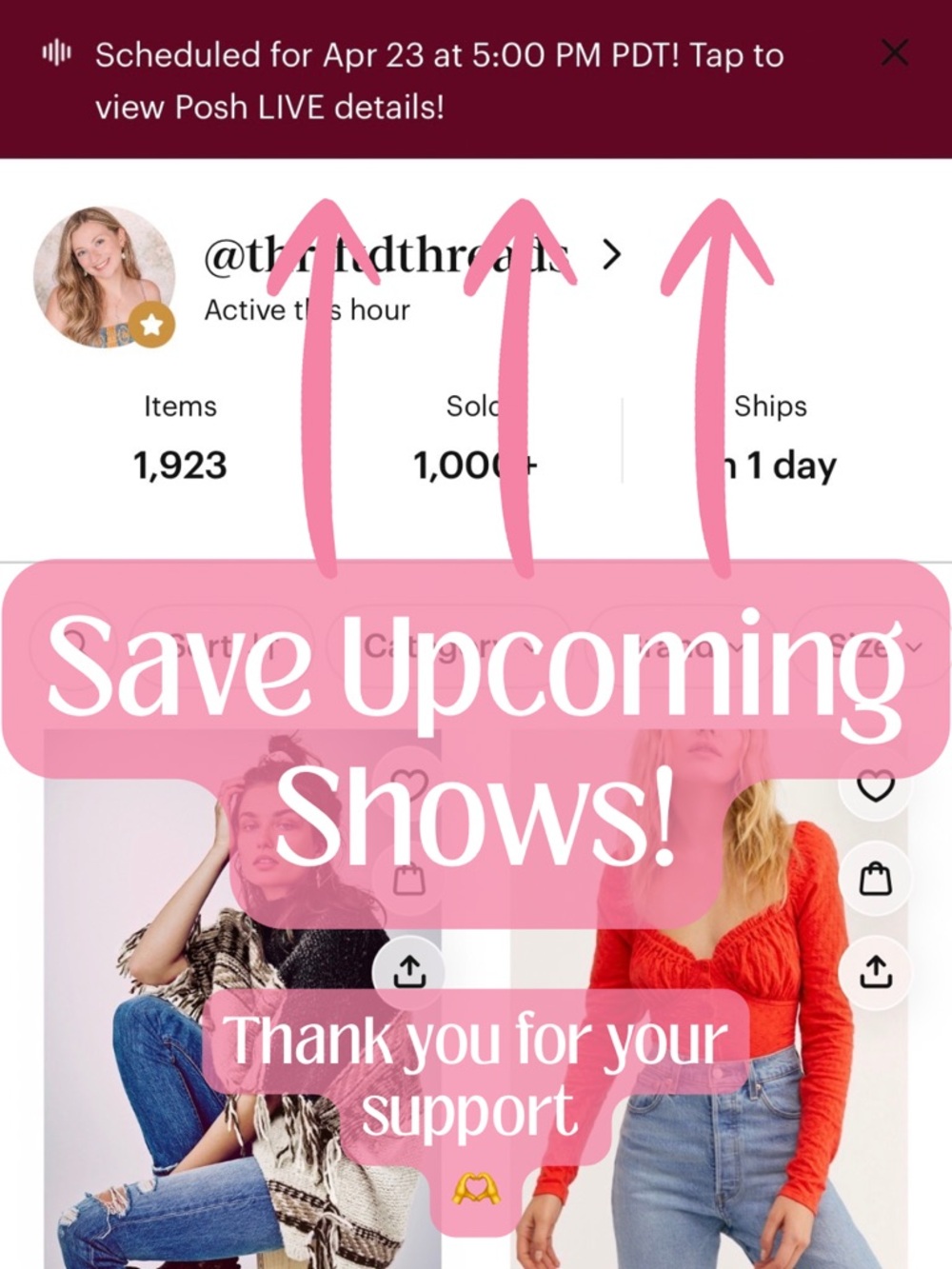 ✨NICOLE is LIVE!✨ FREE PEOPLE & Low Start BOHO Bargains 🌸🫶👗✨ - Picture 2 of 3